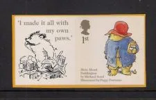 Gr.Britain 2006 Paddington bear Timbres livres pour enfants de feuille souriante avec languette neuf/mnh