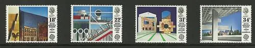 Gr.Britain 1987 Ver. Europa Architecture postfris/mnh