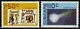 494-495 Halley's Comet 1986 MNH