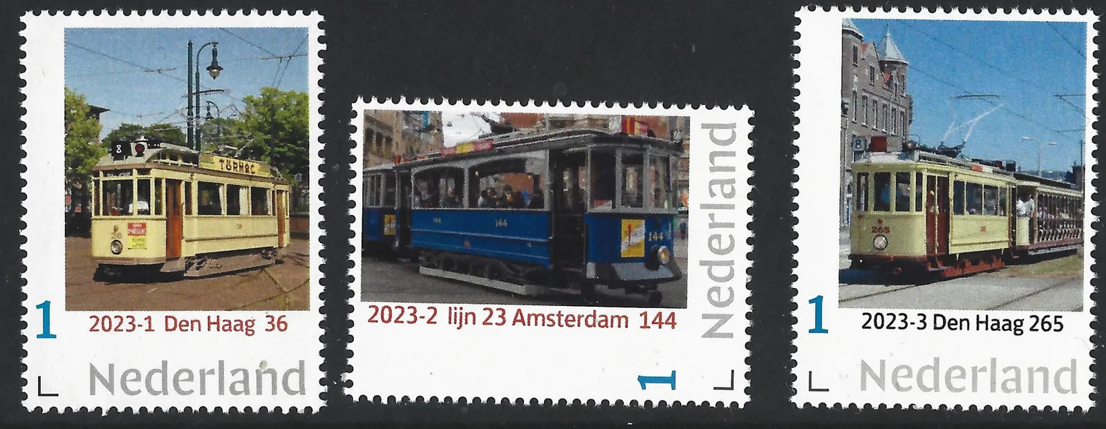 Pays-Bas 2023 tramways : coffret annuel neuf/tbe