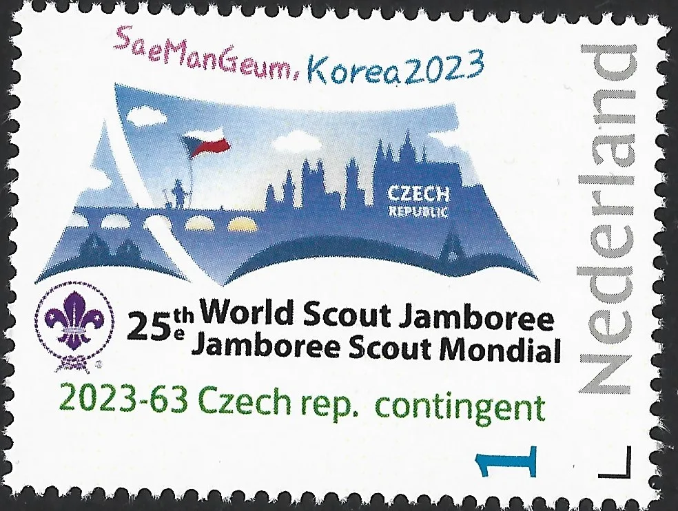 Niederlande 2023-63 Scouting Jamboree SeaManGeum Tschechische Republik Kontingent postfrisch/ungebraucht