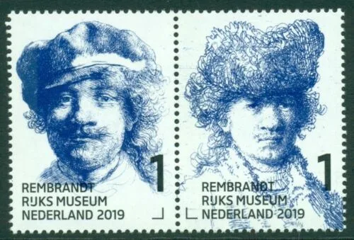 Netherlands 3723-3724 Rembrandt in the Rijksmuseum 2019 MNH