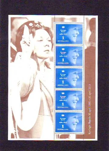 Netherlands V3054 Queen Beatrix abdication 2013 sheet MNH