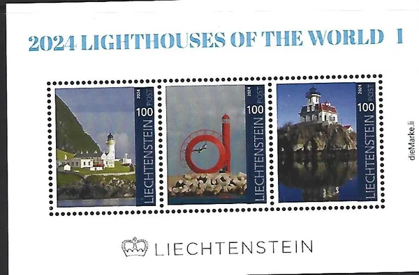 Liechtenstein 2024-1 Lighthouses of the World m/s MNH