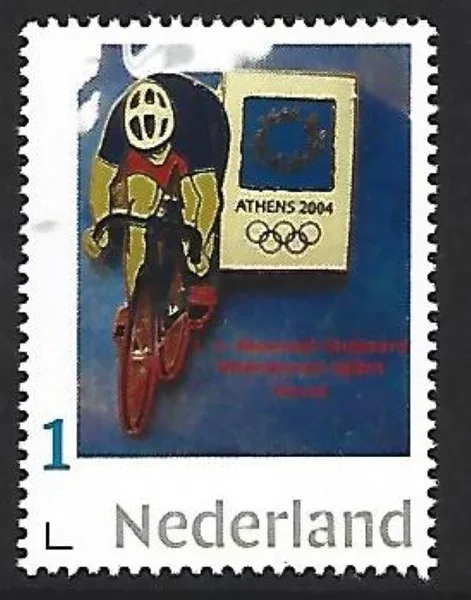 Netherlands 2004-4 Olympics Cycling v Moorsel time trial sheet MNH