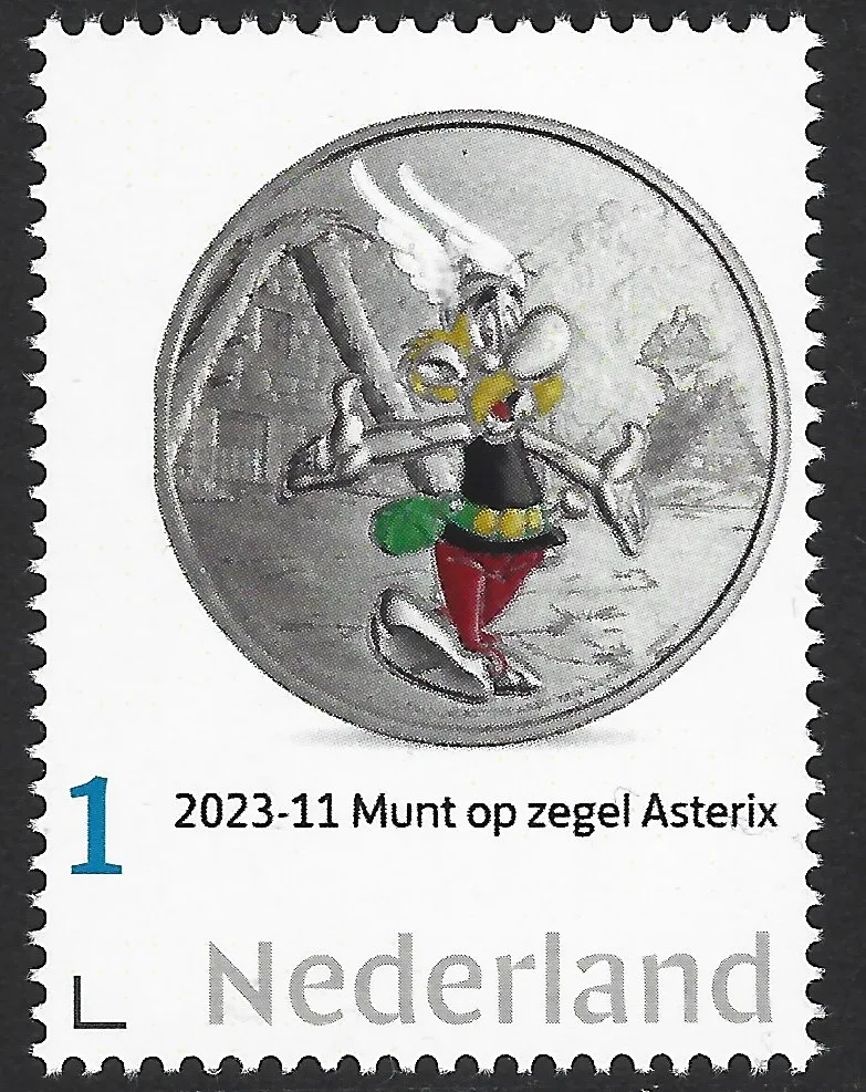 Niederlande 2023-11 Münze - Briefmarke Asterix postfrisch/mnh