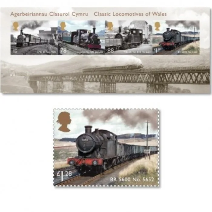 Großbritannien 2014 Klassische Lokomotiven – Blok-m/s postfrisch/mnh