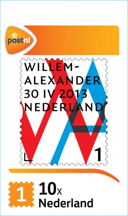 Nederland V3057 Inhuldiging Koning Willem-Alexander 2013 velletje/sheetlet 10x1 postfris/mnh
