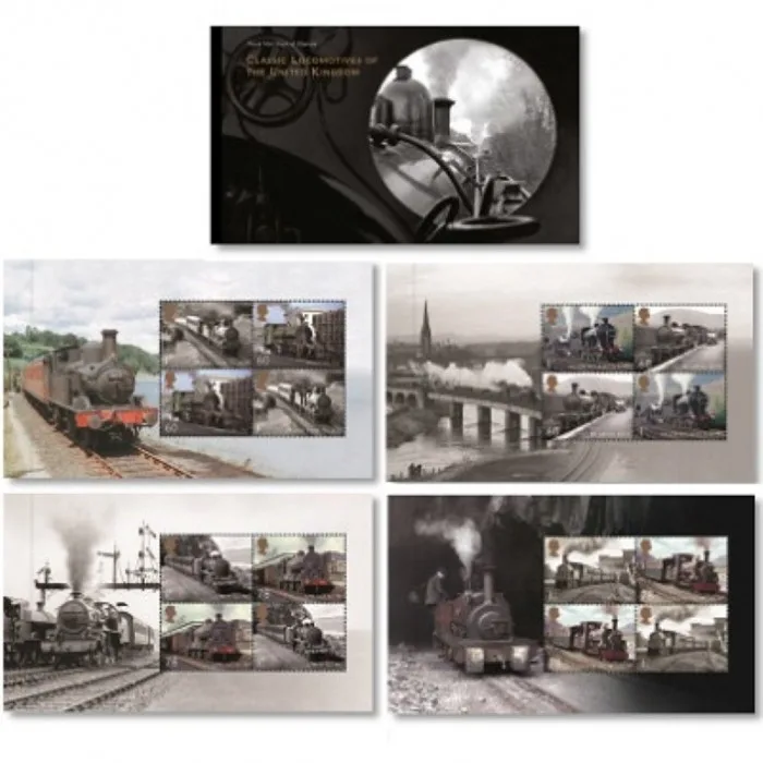 Großbritannien 2014 Treinen Klassische Lokomotiven – Züge Prestiges-Booklet postfrisch/mnh