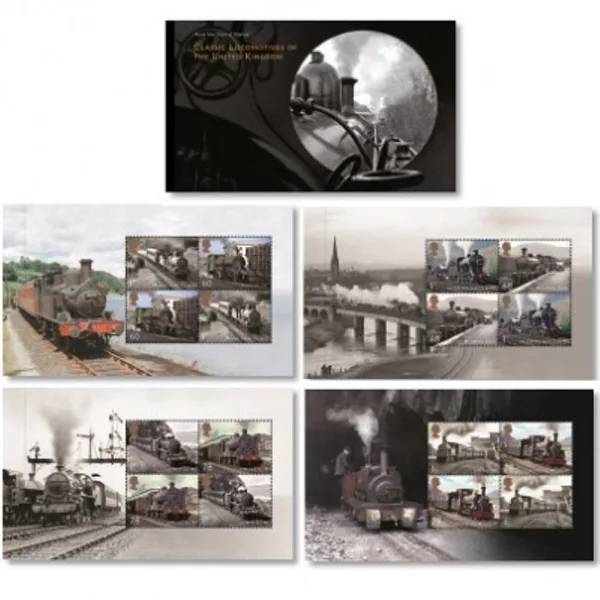 Great Britain 2014 Treinen Classic locomotives - trains prestige booklet postfris/mnh