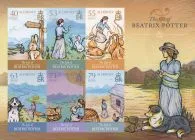 Alderney 2013 Beatrix Potter children's books block-m/s MNH