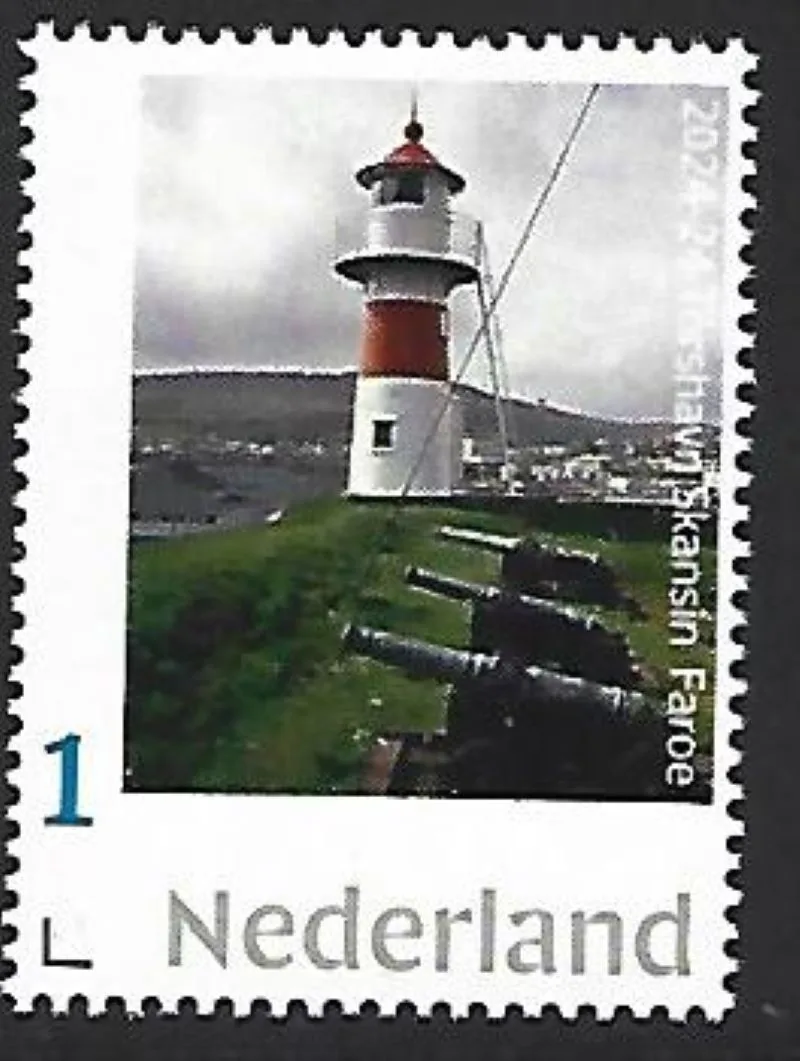 Niederlande 2024-24 Leuchtturm: Tórshavn Skansin Färöer-Inseln postfrisch/MNH