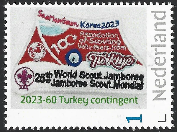 Nederland 2023-60 Scouting Jamboree SeaManGeum Turkey contingent postfris/mnh