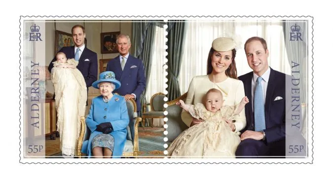 Alderney 2014 Prins George 1 jaar postfris/mnh