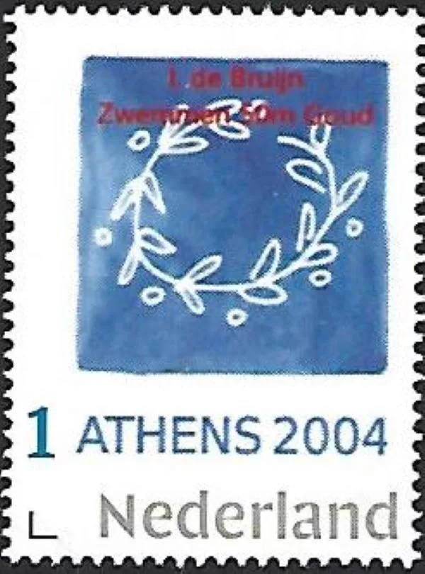 Niederlande 2004-1 Olympische Spiele Schwimmen Inge de Bruin 50m Freistil postfrisch/mnh3