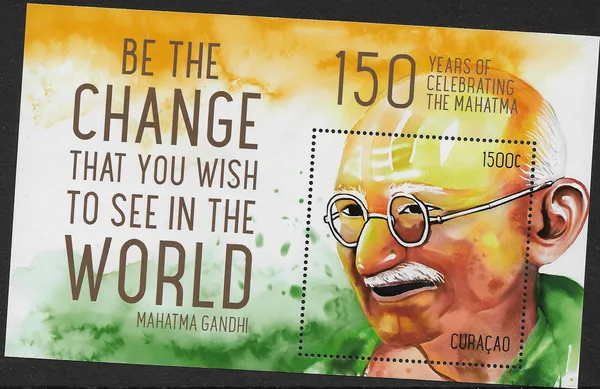Curacao 2019 Mahatma Gandhi block MNH