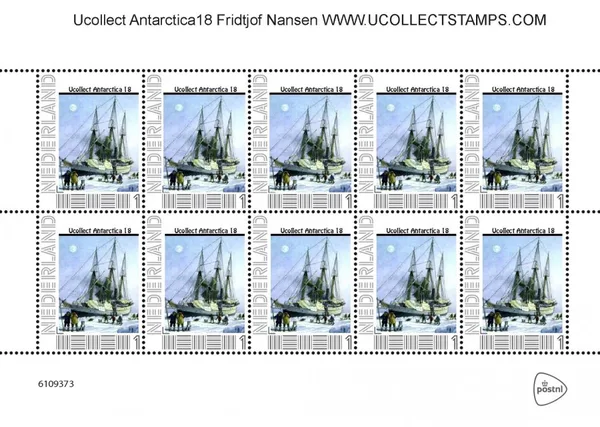 2012 Ucollect Antarctica 18 Fridtjof Nansen vel- m/s postfris/mnh