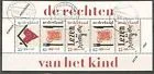 1438 Kinderzegels blok 1989 gestempeld