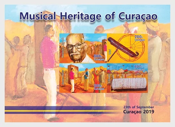 Curacao 2019 Misicla Heritage block/mini-sheet, MNH