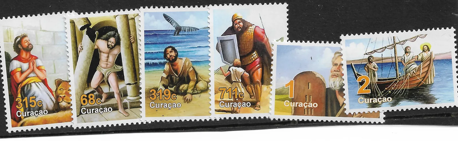 Curacao 2019 Bijbelse figuren biblical figures postfris/mnh