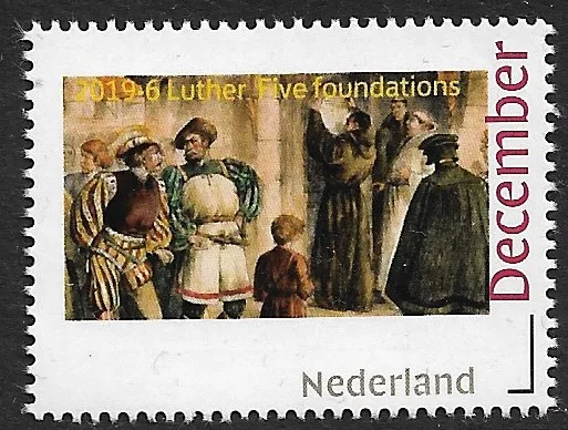 Netherlands 2019-6 Martin Luther Reformation special December stamp