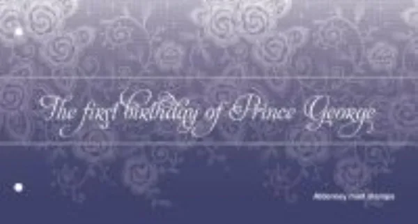 Alderney 2014 Prince George 1 Year presentation pack MNH