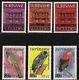 518-523 stamps overprint 1986