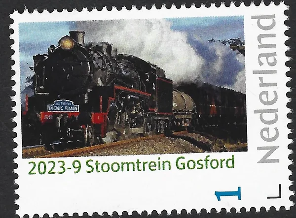 Nederland 2023-9 Treinen Trains: Steamtrain Gosford Australia contingent postfris/mnh