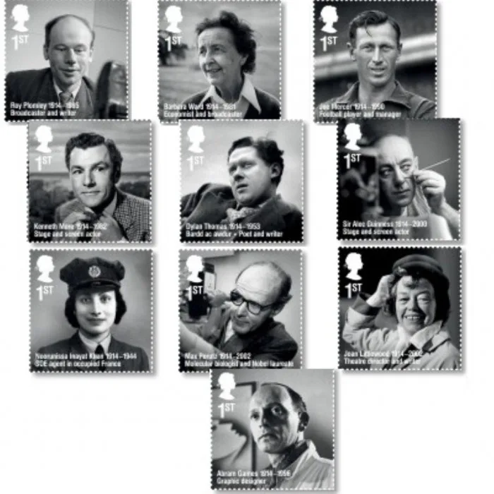 Großbritannien 2014 berühmte Personen remarkable lives postfrisch/mnh