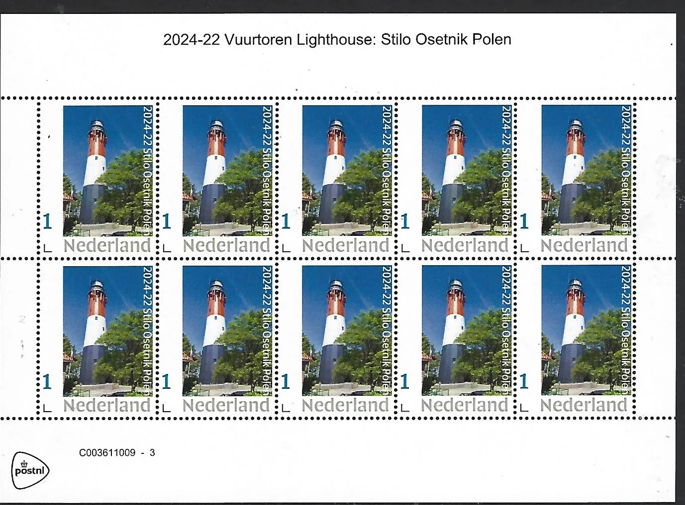 Niederlande 2024-22 Leuchtturm Stilo Osetnik Polen Markenheft postfrisch/mnh