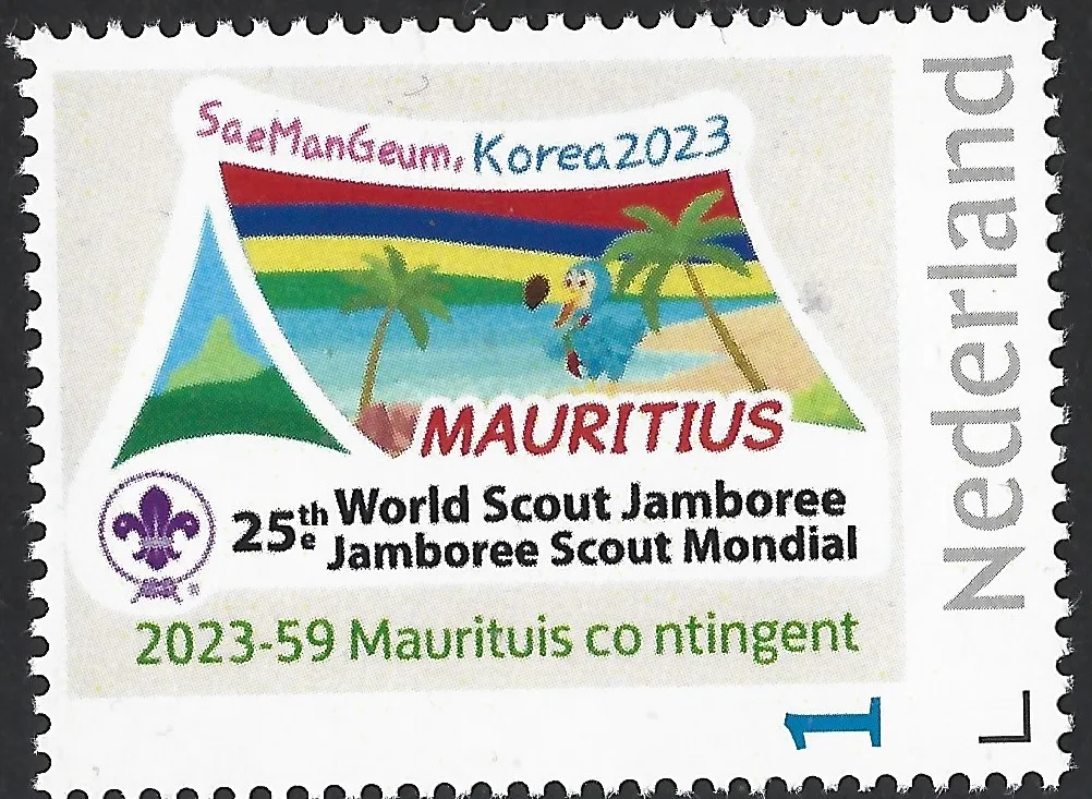 Niederlande 2023-58 Scouting Jamboree SeaManGeum Mauritius-Kontingent postfrisch/mnh