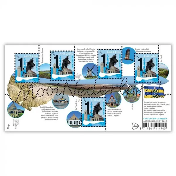 Nederland 3740 Mooi Nederland (89) Ameland vuurtoren lighthouse vel-sheetle 2019 postfris-mnh