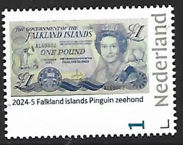 2024-10 banknote Falkland penguin MNH