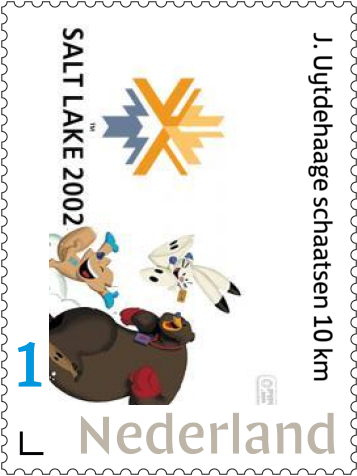 Netherlands 2002-2 Olympics speed skating Uytehaage 10 km MNH