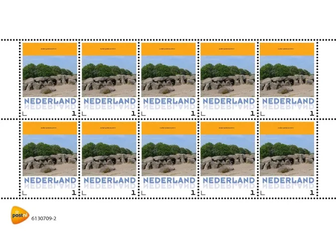 Niederlande 2013-5 Ucollect Vorgeschichte Megalithgräber Bogen postfrisch/mnh