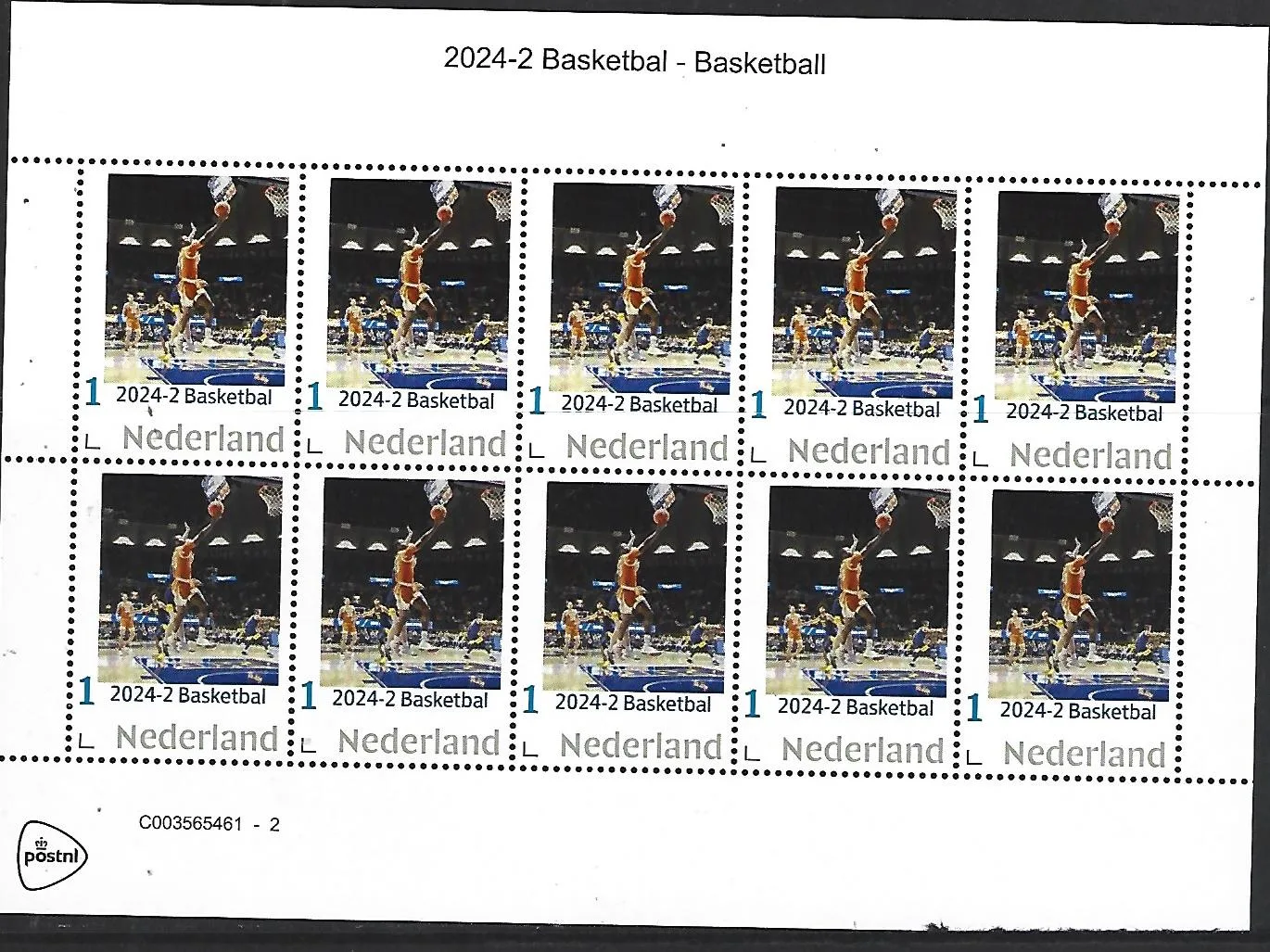 2024-2 Basketball sheetlet MNH