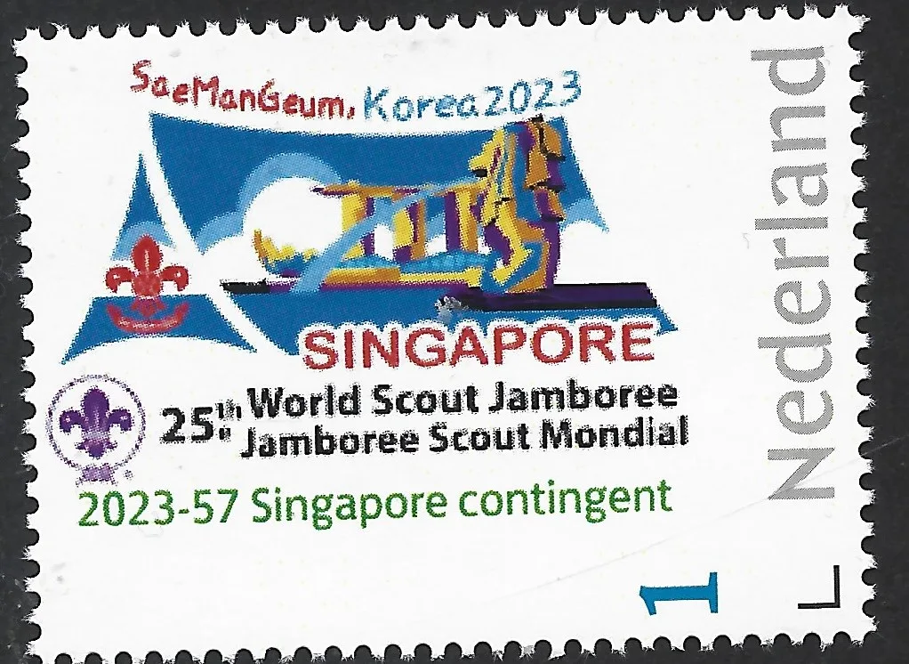 Pays-Bas 2023-57 Jamboree du Scoutisme SeaManGeum Contingent de Singapour neuf/nnh