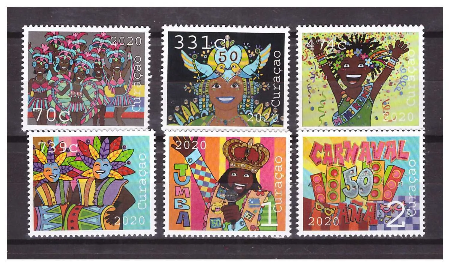 Curacao 2020 Carnaval postfris/mnh