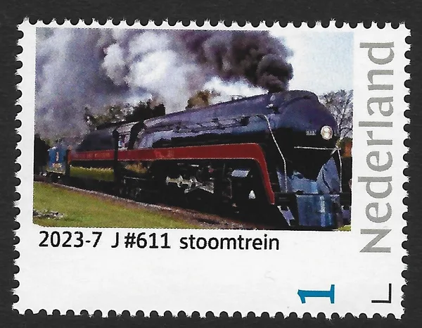 Netherlands 2023-7 Train: J611 N&W class steam engine MNH