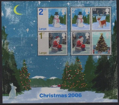 Gr.Britain 2006 Kerstmis -Christmas - Weihnachten - Noel blok-m/s postfris/mnh