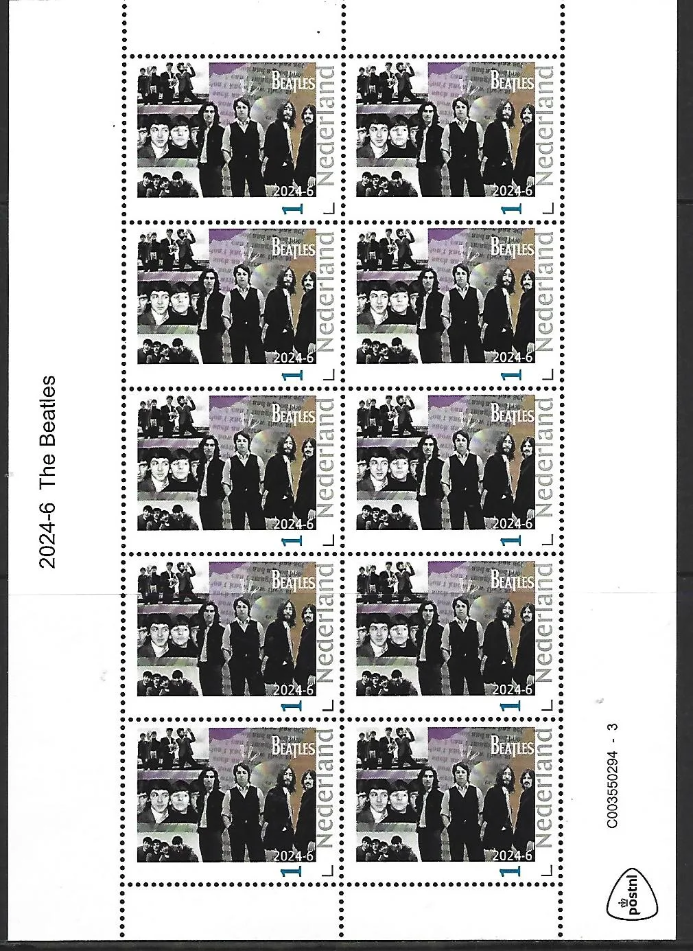Niederlande 2023-6 The Beatles Markenheftchen postfrisch/mnh
