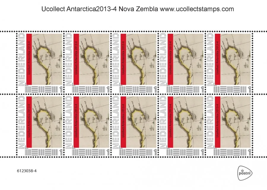 Netherlands 2013-4 Ucollect Antarctica Nova Zembla sheet MNH