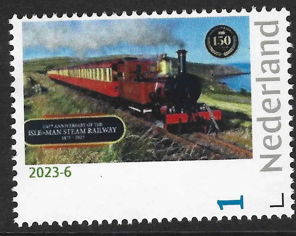 Niederlande 2023-6 Zug 150 Jahre Isle Of Man Eisenbahn postfrisch/mnh
