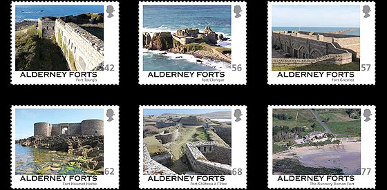 Alderney 2015 Forten Fortresses postfris/mnh