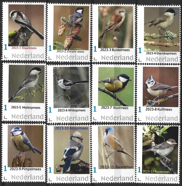 Netherlands 2023 - Tits: complete yearset MNH