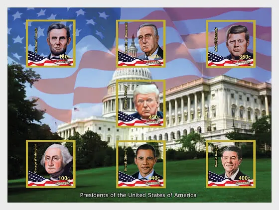 Curacao 2020 American Presidents sheet MNH