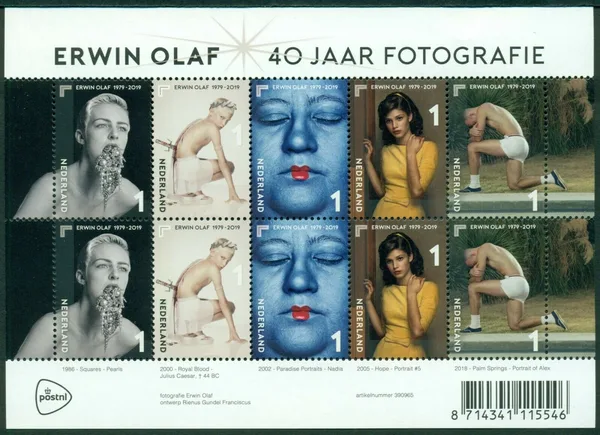 Netherlands V3759-3763 Erwin Olaf photographer 2019 sheet MNH