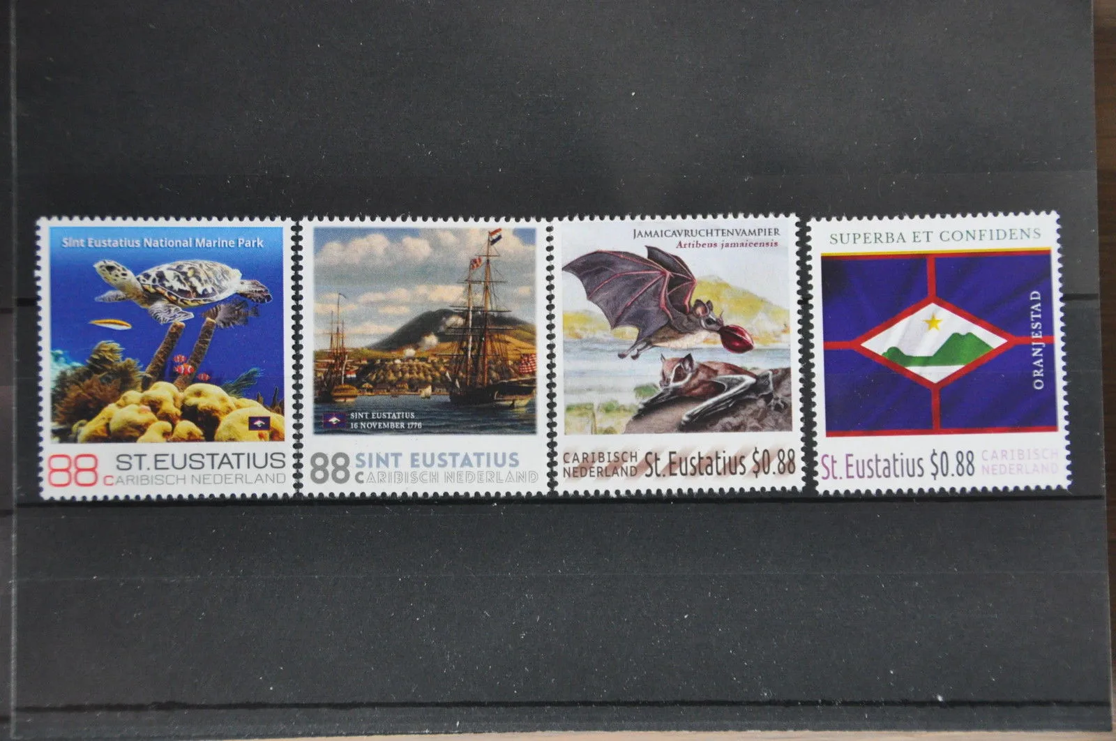 Caribbean Netherlands 2016 St Eustatius commemorative 4w MNH