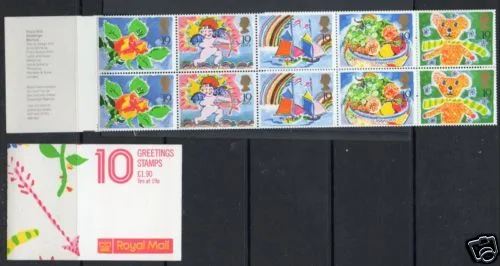 Gr.Britain 1989 Wensenzegels postzegelboekje - Greetings booklet postfris/mnh