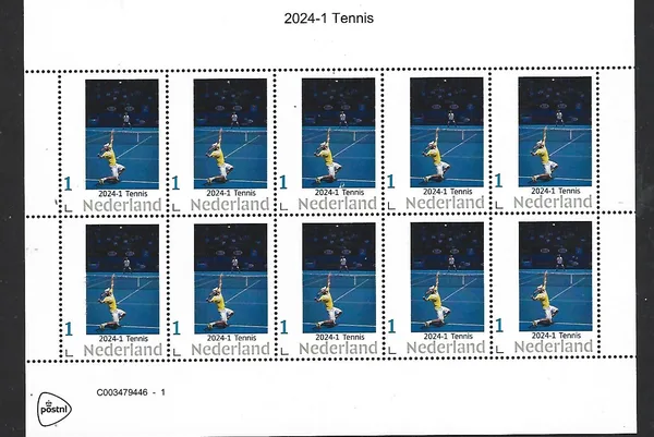 Netherlands 2024-1 Tennis sheetlet MNH